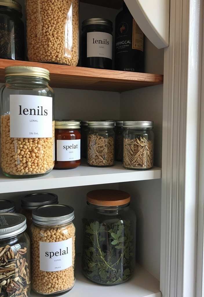 Organisierte Vorratskammer